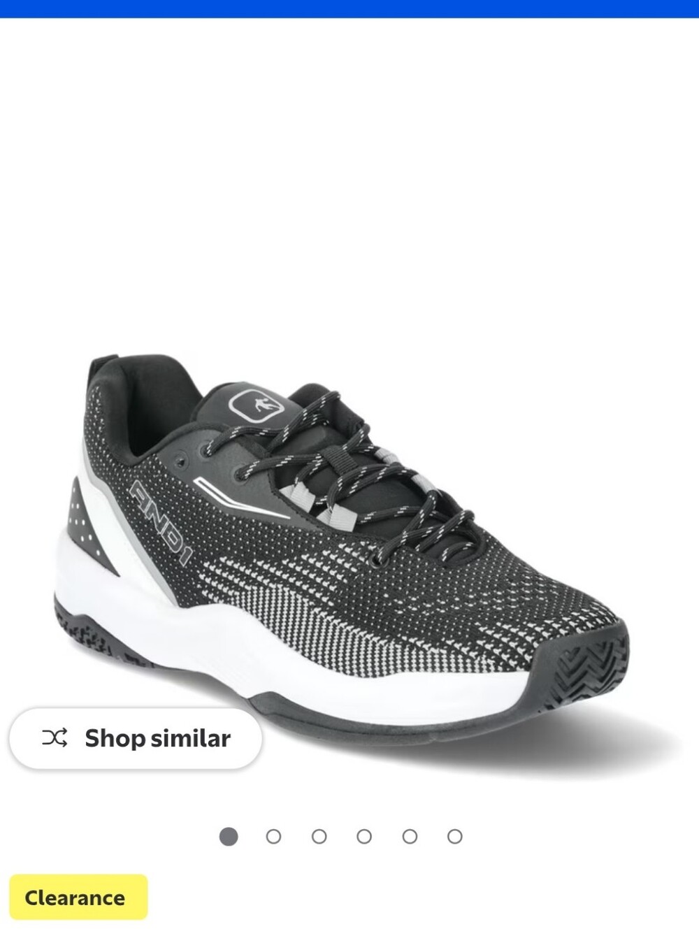 New AND1 Men's Tangent Low-Top Basketball Black/White Sneakers Size 8